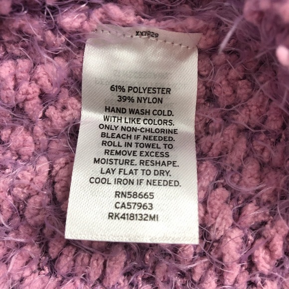 Abound Purple Marled Turtleneck Sweater XL NWT - Picture 5 of 9